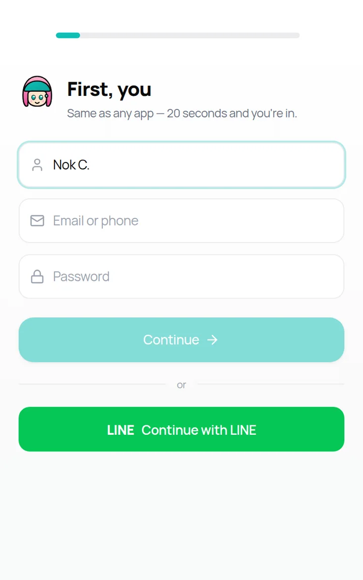 Registering a company in the ThuraGirl app